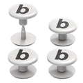 4-Pack Replica Bogg Bag Buttons for Bogg Bag Handle Strap. Compatible with Bogg Bag Beach Tote Handles. Fix Your Bogg Bag Handle Quickly and Easily with Replacement Rivets - color: Replica B Button
