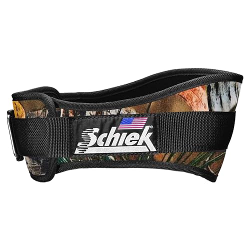 Schiek Sports Model 2004 Nylon 4 3/4" Weight Lifting Belt - Black - color: Camo, size: X-Small