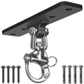 Dolibest Heavy Bag Hangers Brackets, Punching Bag Hangers, Heavy Bag Ceiling Mount for Body Weight Strength Training Systems, Aerial Yoga Swing & Hammock, Resistance Band - color: 4 Holes Punching Bag Hanger