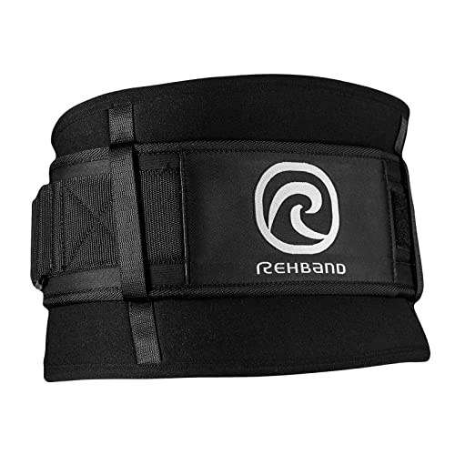 Rehband X-RX Back Support, Heavy weightlifting support 7mm neoprene, 2-in-1 back support with integrated lifting belt for heavy weight lifting workouts - size: L