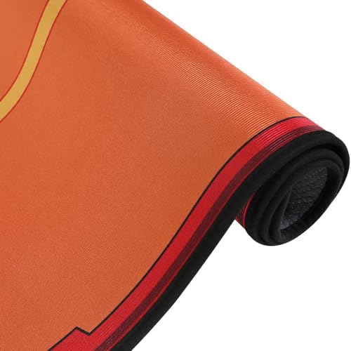 Chair Mat for Hardwood Floor-Gaming Chair Mat-Evangelion Asuka Langley Plugsuit Inspired Design, Anti-Slip, Easy Clean & Machine Washable (35"×47") - color: Asuka Langley Plugsuit