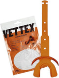 Vettex DoubleGuard Mouth Guard with Lip Protection, Texas Orange | Football, Lacrosse, MMA, Boxing, Adjustable Helmet Strap, Braces Friendly, 2 Breathing Channels, NCAA & NFHS Certified - color: Texas Orange