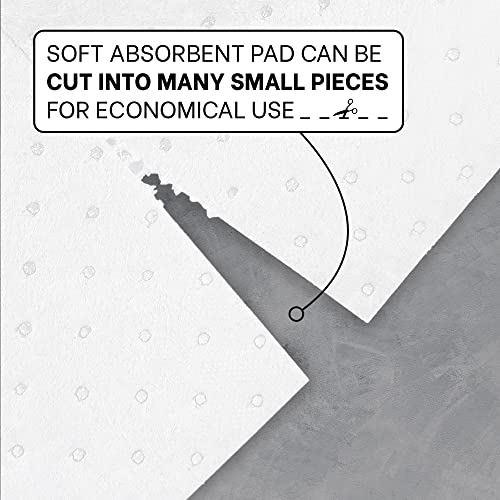 ATERET Light Weight Oil Only Absorbent Pad, 100 Absorbing Pad, 16 x 18 inch, USA Made - color: White, size: Light Weight - 100ct