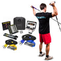 Crossover Symmetry Shoulder System Includes Two Sets of Resistance Bands Attachments Training Guide Exercise Chart Online Workouts for Home Fitness Rehab Rotator Cuff Exercises - style: Elite Door Belts