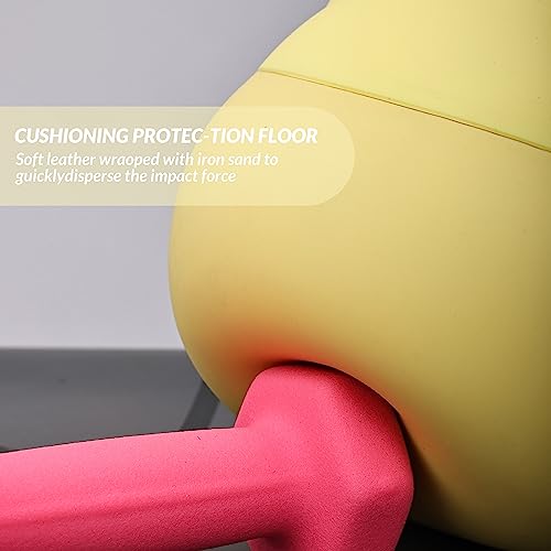 Signature Fitness Soft Kettlebells - Sea and Iron Sand Filled Weights for Women and Men - Color Coded Soft Vinyl Kettlebells, Multiple Sizes - style: B. 10-Pound