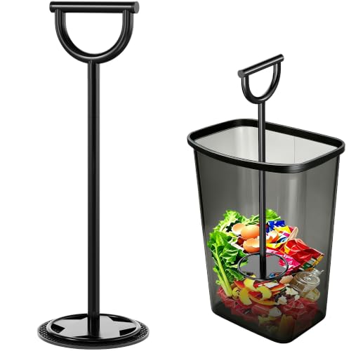 Trash Compactor for Kitchen - 20" All-Metal Manual Garbage Compactor, No Electric Trash Can Compacting Tool, Touchless Waste Smasher & Tamper Press Compressor, Saves Space for Home & Outdoor Bins - size: 20"