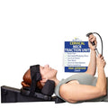 Brace Direct Cervical Traction Device - Spinal Decompression & Neck Pain Relief, Herniated Disc & Spondylosis Support with Hot Cold Therapy - E0849 (Portable - Adjustable Traction up to 40 lbs) | At-home neck traction that eases herniated disc, tech neck,