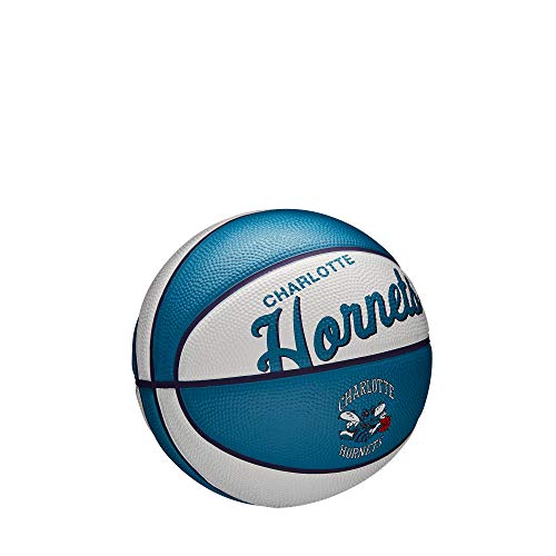 WILSON NBA Team Retro Mini Basketballs - Mini Size - 3" - color: Charlotte Hornets, size: Mini
