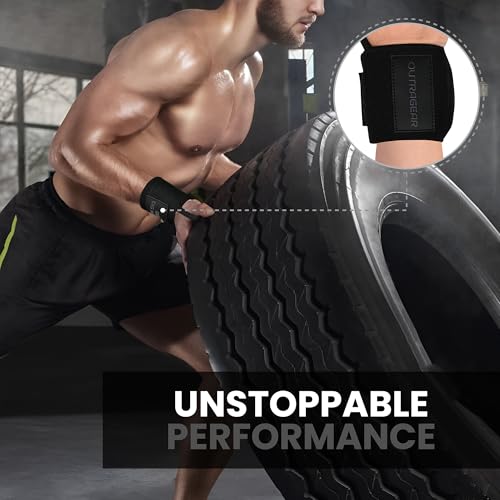 18" OG-Grade Wrist Wraps for Weightlifting – Heavy Duty Wrist Support with Thumb Loop & Lockdown Strap – Wrist Straps for Powerlifting, Bench Press & Gym Training - style: Stealth Black