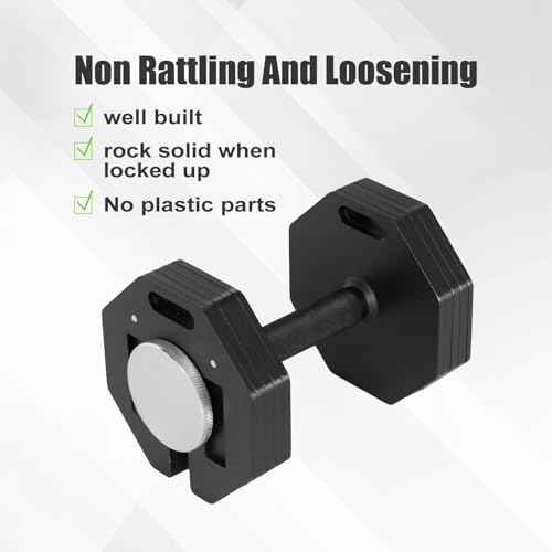 Adjustable Dumbbell Weight Plates, Each 5lb Durable Versatile - size: 40 LBS