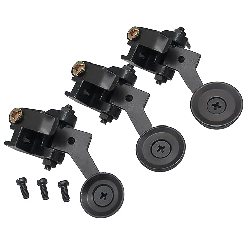 3PCS Leather Roller Foot Set of (3 Sizes) #12264+12265+12267 Compatible with Sewing Machine JUKI Singer Brother
