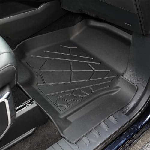 KARPAL Floor Mats for 2015-2026 Ford F-150 Supercrew/Supercab (Includes 2022-2026 Lightning), Custom Fit TPE All Weather Ford F150 Accessories Front Floor Liner - style: 2015-2026 | For Ford F-150 | Front Row