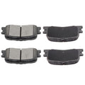 ECCPP D885-7762 4pcs Rear Ceramic Disc Brake Pad Set Fit For Lexus ES300 2002-2003,For Lexus ES330 2004-2006,For Toyota Camry 2002-2006,For Toyota Highlander 2001-2003 - style: D885 [4pcs]