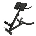 Roman Chair Back Extension Weight Bench Ab Machine Foldable Angle Height Adjustable Sit up Exercise Multi-Functional Workout Home Gym Exercise Equipment Inversion Table for Fitness - color: Black Adjustable
