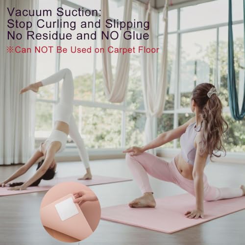Anti Slip Carpet Grips 8 Pcs Vacuum Technology Carpet Gripper for Hardwood Floors Anti Curling Rug Pad Grippers Washable Keep Corners Flat - size: 8 PCS