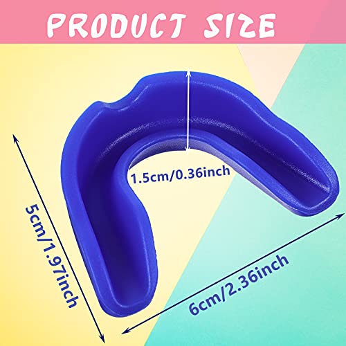 BBTO 20 Pcs Football Mouthguards Bulk | Youth & Adult Mouth Guard No Boil Mouthpiece Adult Youth Braces Soft Mouth Guard for Lacrosse Basketball Hockey Wrestling - color: Bright, size: L