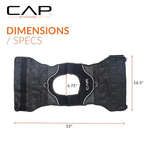 CAP Adjustable Weighted Vest 20–150 lbs for Strength Training, Running & Workouts, Weight Vest for Men & Women, Fitness Training Vest - style: 20lbs-C