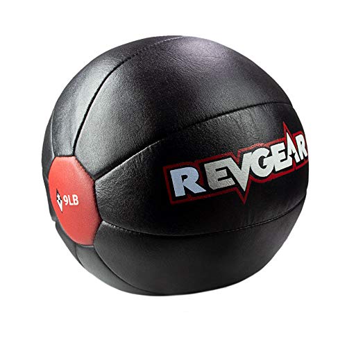 Revgear Leather Medicine Ball, 9-Pound
