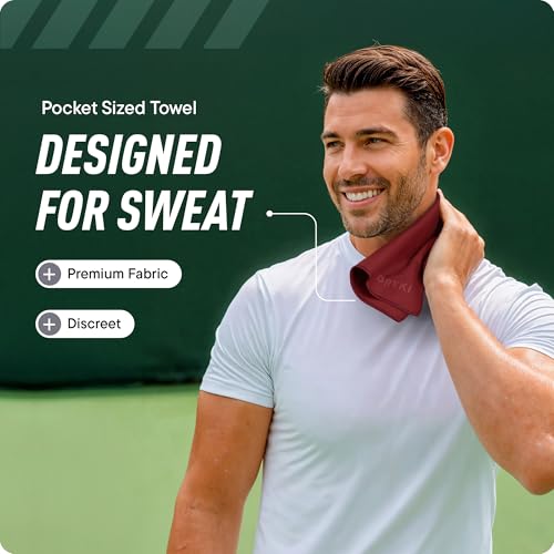 Pocket-Sized Sweat Towels - The Original Sweat Absorbing Handkerchiefs - Quick-Dry Microfiber Sweat Rags for Face, Hands, & Body - Men & Women - Gym, Sports, and Work (Western: Large Size, 3 Pack) - color: Western