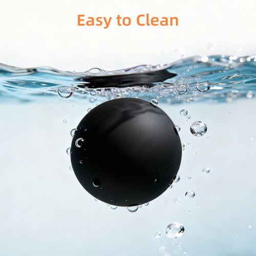 Massage Lacrosse Balls for Myofascial Release, Trigger Point Therapy and Yoga Therapy, Foot Massage Ball to Relieve Plantar Fasciitis Black - color: Black