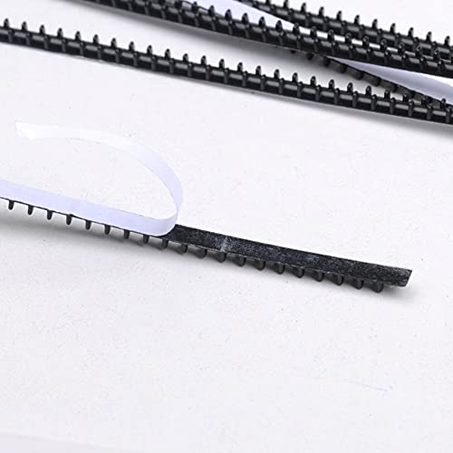 Teensery 10 Pcs Anti-Slip Headband Teeth Strips Self-adhesive Hairband Teeth for DIY Hair Accessories Making, 7MM Wide