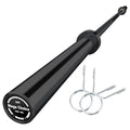 7FT/4 ft Home Gym Barbell Bar – 700LB/1500LB/500LB Capacity, Anti-Slip Knurling, Solid Steel, for Weightlifting, Strength Training - color: Black, size: 7FT-1500lbs