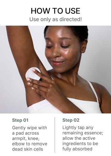 celimax ONE STEP Body Brightening Pad (60 pads) | with Green Tea & White Truffle, for Underarm, Knee & Elbow, Gentle Exfoliating & Hydrating Body Scrub, 110ml - color: Body Pad