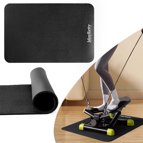 MoyRetty Non-Slip Workout Mat for Under Desk Elliptical(23.62x15.75 inches), Ellipse Leg Exerciser Machine Mat, Suitable for Electric Seated Foot Pedal Exerciser, Stability and Floor Protection