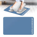 Under Desk Elliptical Mat - Non-Slip Exercise Equipment for Peloton Bike, Small Exercise Mat for Desk Workout Equipment - color: Sky Blue 1 Pc