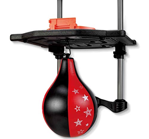 Over-the-Door Basketball & Boxing Combo – 2-in-1 Game Set with Adjustable Hoop & Speed Bag, Scoreboard & Sound Effects – Fun Indoor Sports Toy for Kids & Adults - style: Combo Hoop & Speed Bag