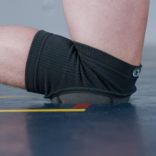 Cliff Keen Impact Bubble Wrestling Knee Pad (Black) | Breathable material - color: Black