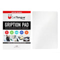 CatTongue Grips Non-Adhesive Anti-Slip Mat - Multi-Purpose Non-Slip Pad for Countertops, Desks, Tables & Workspaces - Ideal Desk Mat, Drawer Liner, Laptop Pad & More (Clear, 8” x 12”) - color: Clear
