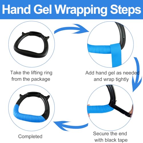Tepemccu Gymnastics Rings for Kids, Pull Up Rings for Strength Training | with Adjustable Straps, Home Gym Full Body Workout - color: Blue