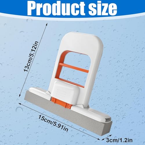 2026 Foldable Water Absorbing Desktop Sponge Mop, Mini Compact Scrubber Pad Cleaner for Bathroom Kitchen Glass Living Room Car, Effortless Multi-Scene Scratch-Free Cleaning