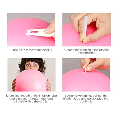 Yoga Ball Fitness Gym Yoga Equipment Rehabilitation Training Leg Thigh | Inflatable Small Excersing Ball Arm Belly Abdomen Butt for Home Fitness Offices Spa - color: Pink