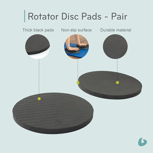 Balanced Body Rotator Disc Pad, Pad for Precision Rotator Discs - size: Pair, 9 inch