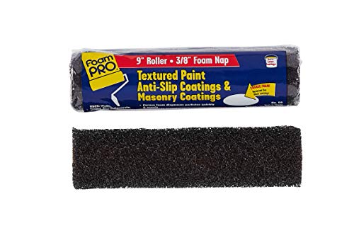 FoamPRO 59 Foam Paint Roller, 9" x 3/8" - size: 9" x 3/8", style: Heavy Textured Finish