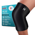 Homedics Hot and Cold Relief Gel Knee Sleeve, Heat or Ice Therapy for Knee Relief, Soft-Touch Stretch Fabric, Contoured Hydrogel Design for Comfort and Relaxation - style: Knee