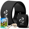Extra Wide Yoga Wheel, Mini Yoga Wheel - Beginner Friendly Yoga Kit. More Comfortable, Stable and Safer Back Roller. Improve posture, better mobility. Ideal Home Exercise. Relieve Back Pain. - style: Wide + Small + Strap