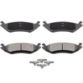 SCITOO D967 Rear Semi-Metallic Brake Pads Sets & Hardware - Fit For Chrysler Aspen 2007-2009, Dodge Durango/Ram 1500, Ram 1500 Classic 2019-2021 - size: Rear D967-7867
