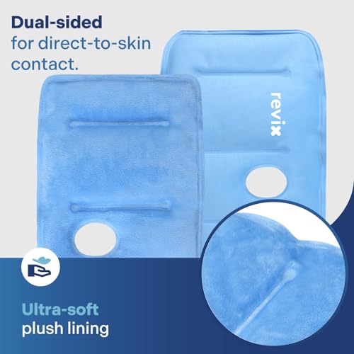 REVIX Wrist Ice Pack Wrap for Carpal Tunnel, Reusable Gel Ice Pack for Hand Relaxation, Cold Compress, Enhancing Comfort and Soothing Fatigue, 1Pack - style: Blue