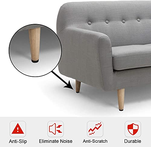 Yelanon Non Slip Furniture Pads -24pcs 2" Grippers Hardwood Floors Non Skid for Furniture Legs,Self Adhesive Rubber Furniture Feet Anti Slide Furniture Floors Protectors for Keep Couch Stoppers - size: 24pcs 2" Round
