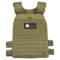 Wolf Tactical Adjustable Weighted Vest for Men & Women - Rucking, Workout, Running, Walking & CrossFit Weight Vest for Strength Training & Fitness - color: OD Green