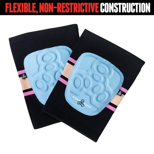 Triple Eight Covert Elbow Pads – Ideal for Roller Skating, Biking, BMX, and Skateboarding - color: Sunset, size: Medium