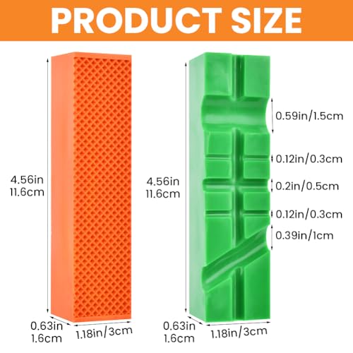 4.5" Soft Jaws for Bench Vise, Strongly Magnetic Vice Jaw Covers Protectors, Vise Jaw Pa-ds with Non-Slip Waffle Surface, Multi-Groove Design for Wood, Metal, Plastic(SIZE:2 Pair)
