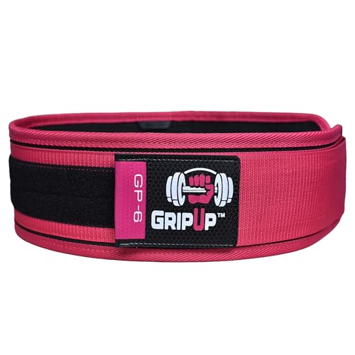Self-Locking Weight lifting Belt AUTO LOCK 4 Inch Gym Belt Adjustable Buckle For Fitness Powerlifting Bodybuilding Weightlifting Deadlift Olympic Cross Training Back Support Men & Women - color: Pink, size: Medium