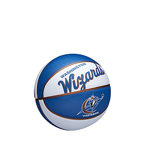 WILSON NBA Team Retro Mini Basketballs - Mini Size - 3" - color: Washington Wizards, size: Mini