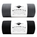 MIAOMIAO 2 Pack Non-Slip Hot Yoga Towel Set,Super Absorbent Microfiber in, 24.5" x 72" - Anti-Slip, Injury Free Design for Pilates, Yoga Mats, Exercise, and Fitness Gear Carbon Grey/Black - color: Z-carbon Grey/Black(2 Pack)