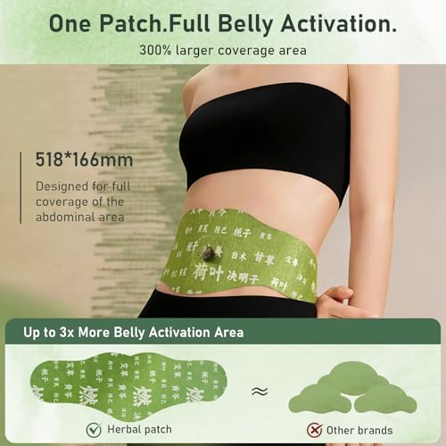 Herbal Patch Pad Balance, Mugwort Herbal Navel Patches (2 Box 10Piece) | japanese herbal balance patch,mugwort herbal navel patches,plant-based,comfortable adhesive