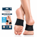 Copper Fit Health Unisex Arch Relief Compression Bands for Plantar Fasciitis,Swelling - color: Black